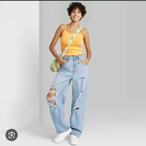 Wild flabe rip Jeans brand new with tags